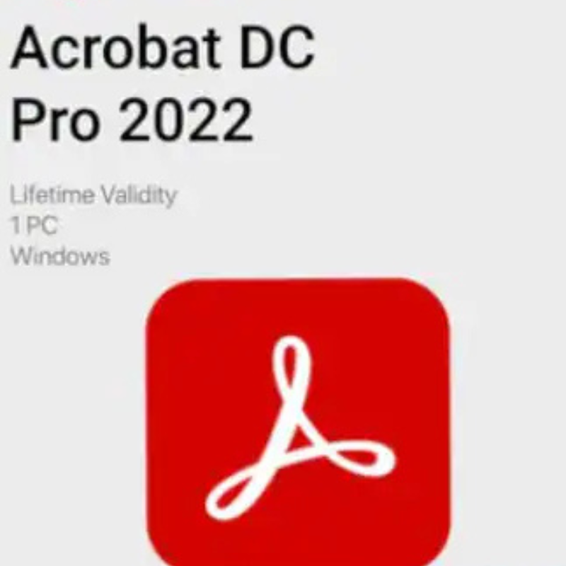 Adobe Acrobat Pro DC 2022 GLOBAL KEY
